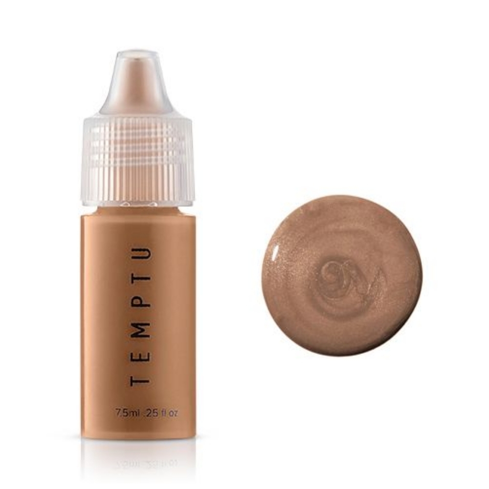 Temptu Liquid Bronzer Shimmer 083 Warm Glow 0.25 oz Mini Size
